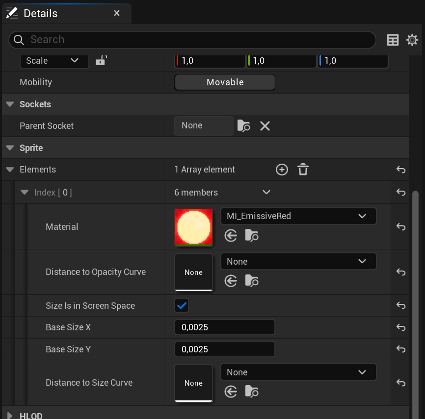 Material billboard material graph detail screenshot